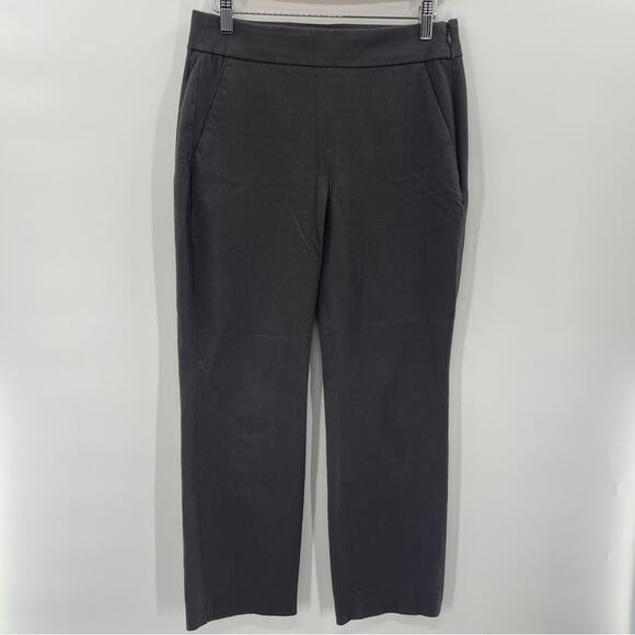 J. Crew Remi Bi-Stretch Cotton Ankle Pant Thunder Grey Size 6 Preppy Office Work - Picture 2 of 13